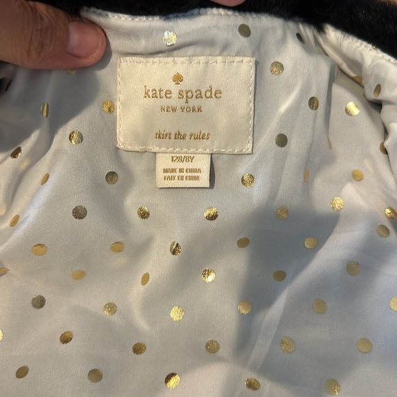 Kate Spade Faux‎ Fur Cape Size 8Y - Picture 3 of 3